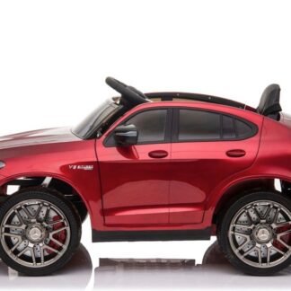 VENTA Mercedes Benz GLC63 12v, asiento piel, neumáticos goma, rojo pintado, rc INDA281-QLS5688RED